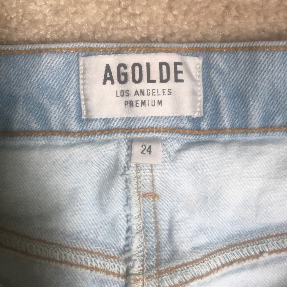 Agolde Quinn High Rise Skirt - Picture 6 of 7